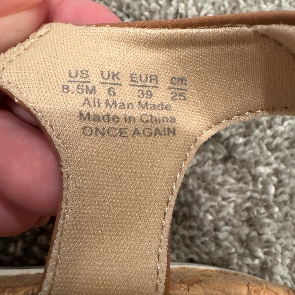 Dr. Scholl's Brown Wedge Sandals - Picture 4 of 4